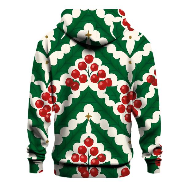 Emerald Holly Chevron Parade premium hoodies