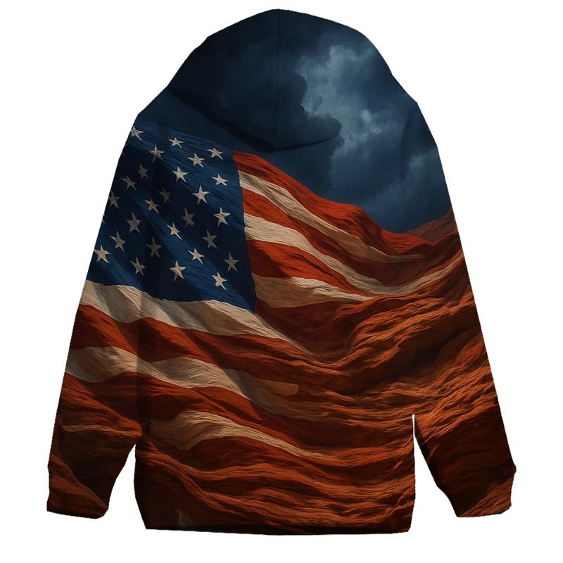 United States Flag Canyon Winds hoodie designs