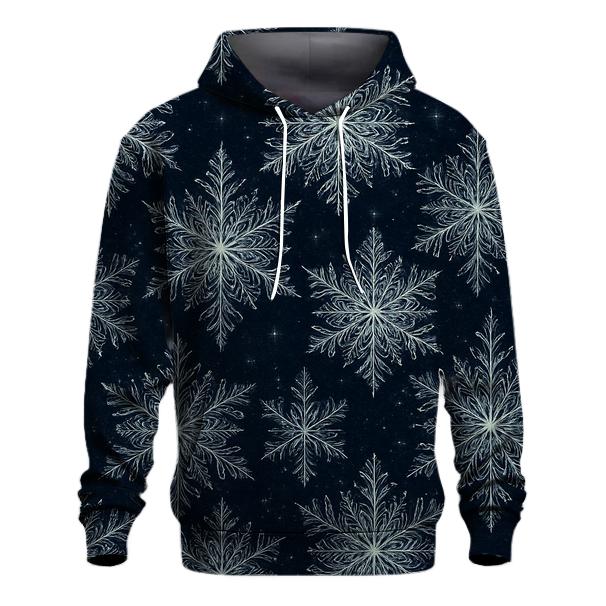 Midnight Snowflake Glow Tessellation hoodie styles