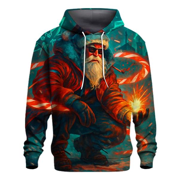 Streetwear Santa Snowstorm premium hoodies