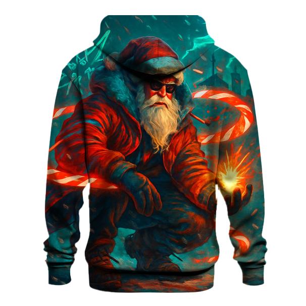 Streetwear Santa Snowstorm premium hoodies