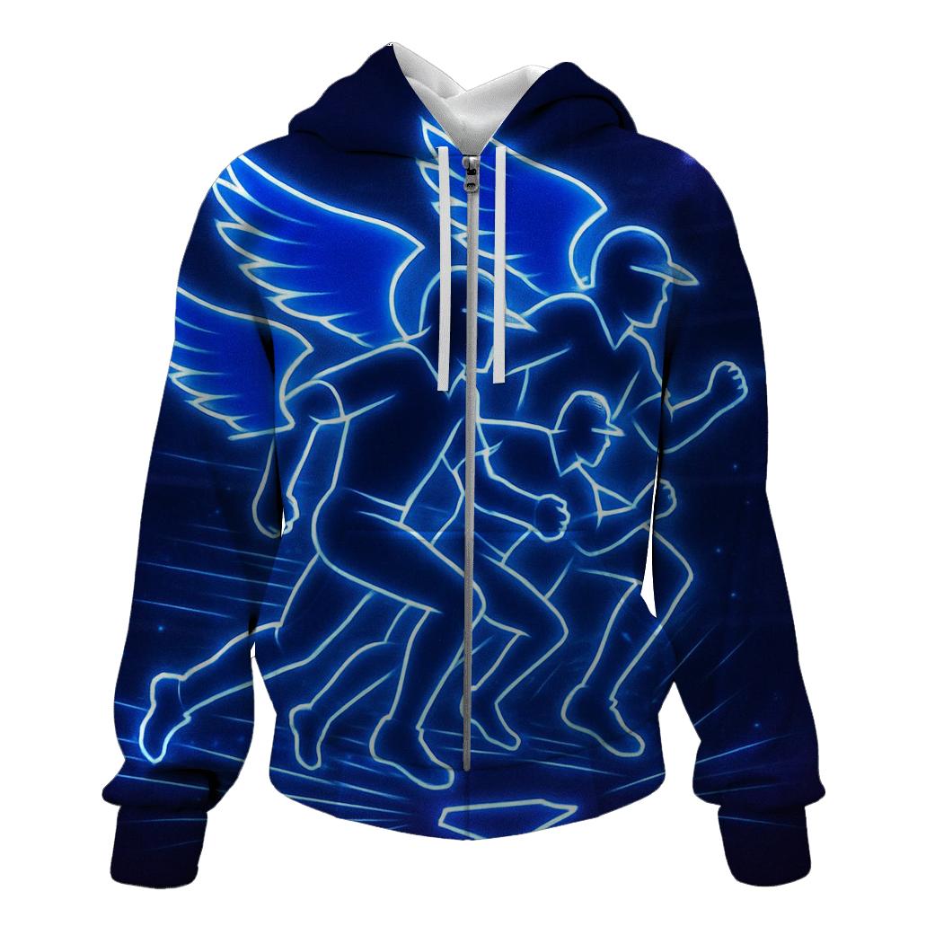 Midnight Rally With Blue Jays Wings hoodie designs