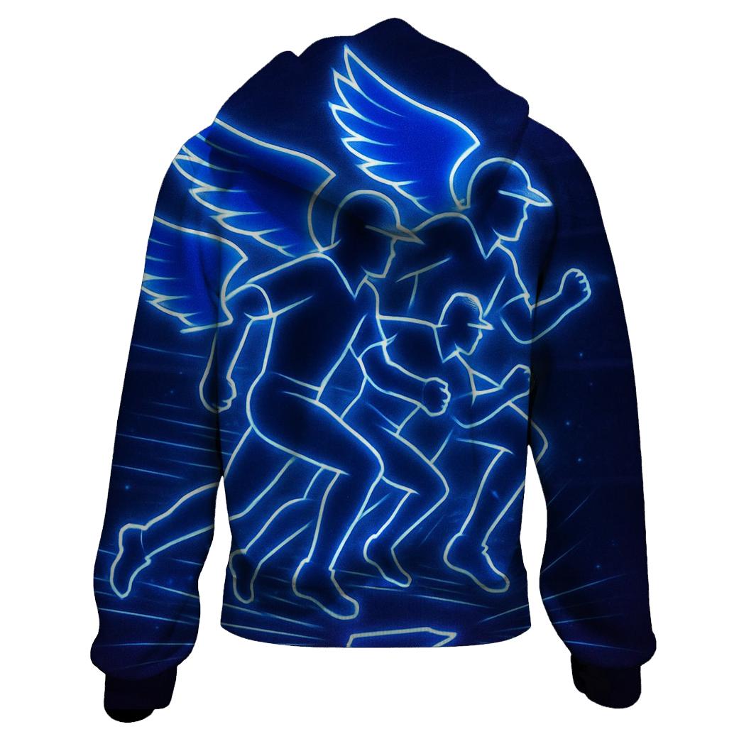 Midnight Rally With Blue Jays Wings hoodie designs