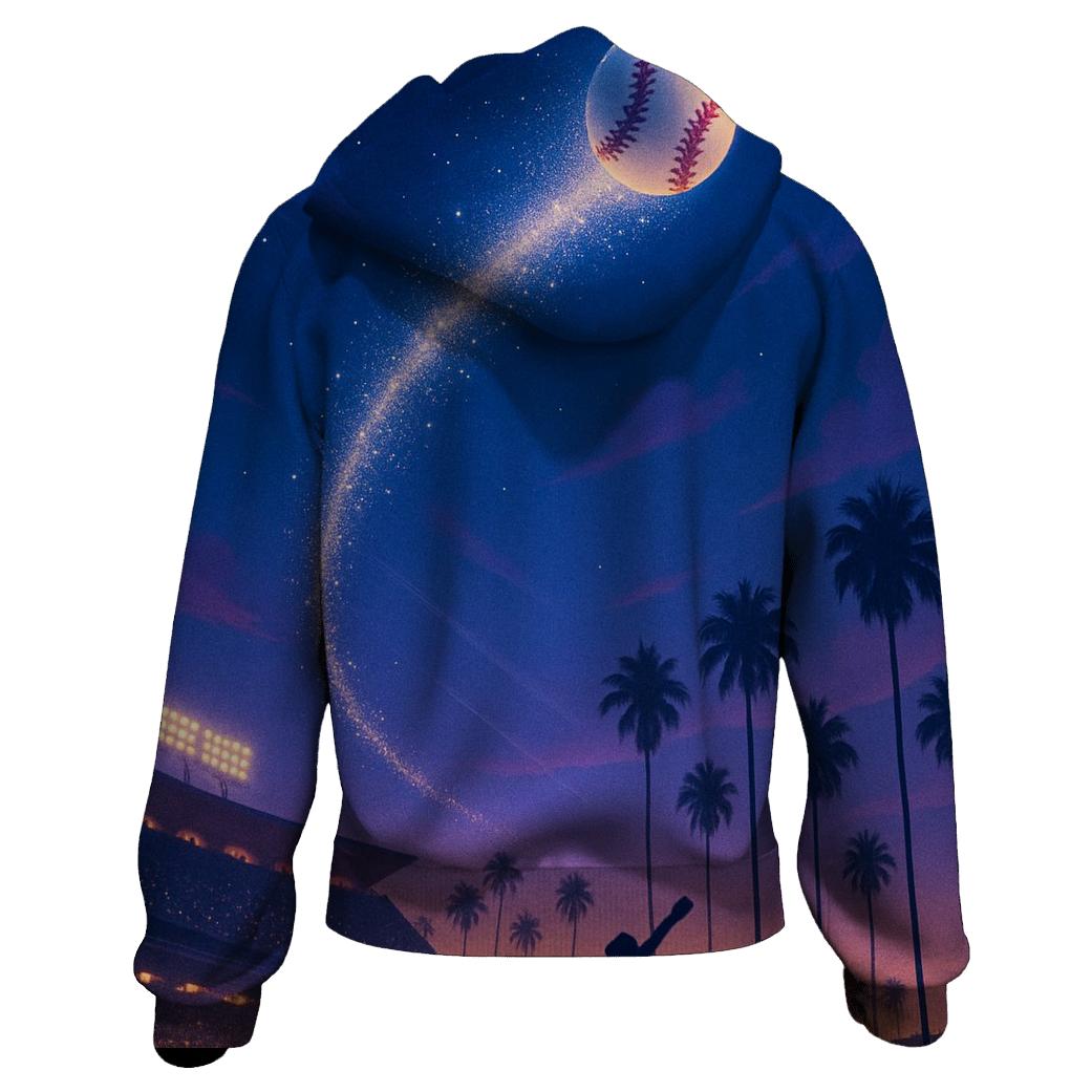 Skybound Home Run Arc printed hoodies