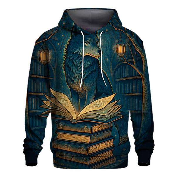 Midnight Library Wolf custom hoodies