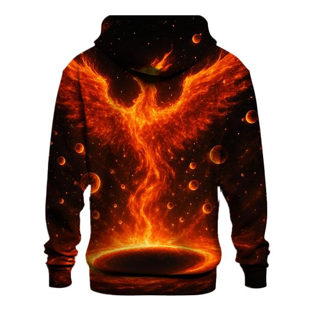 Galactic Phoenix Rebirth pullover hoodies
