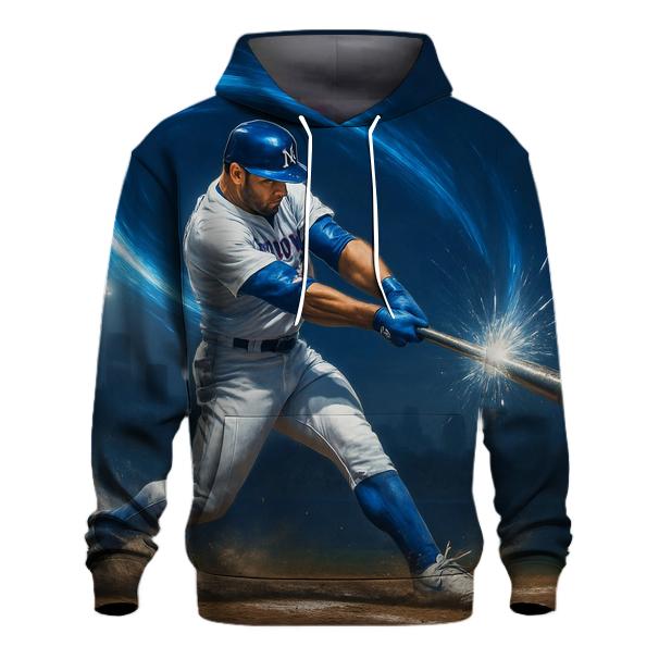 Blue Comet Swing printed hoodies