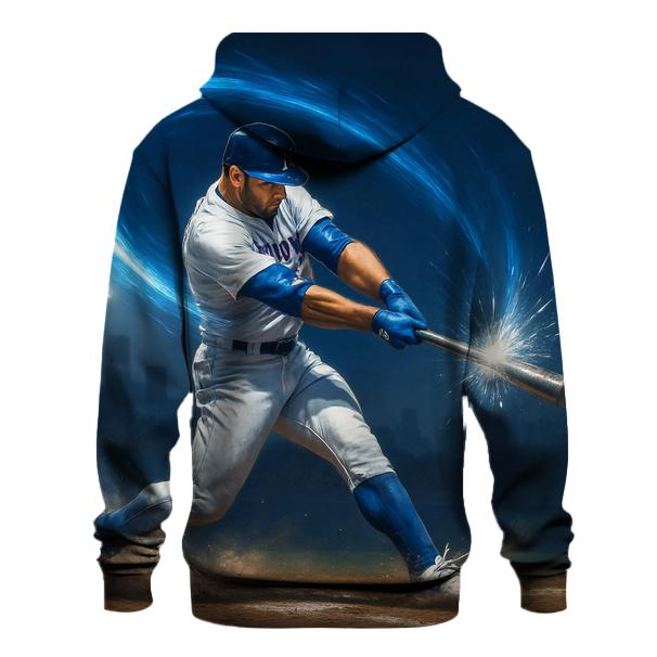 Blue Comet Swing printed hoodies