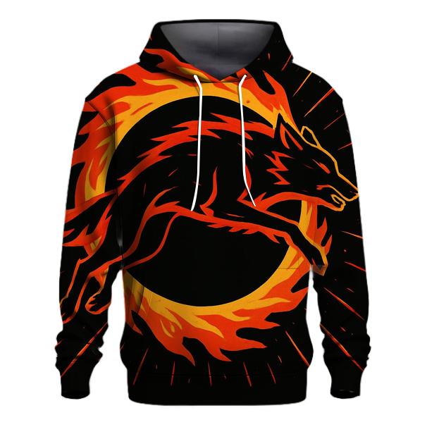 Solar Eclipse Runner embroidered hoodies