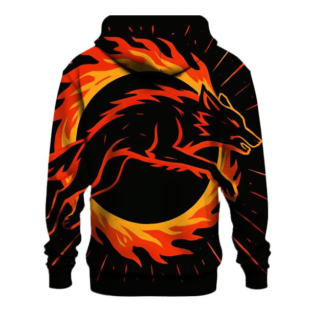 Solar Eclipse Runner embroidered hoodies