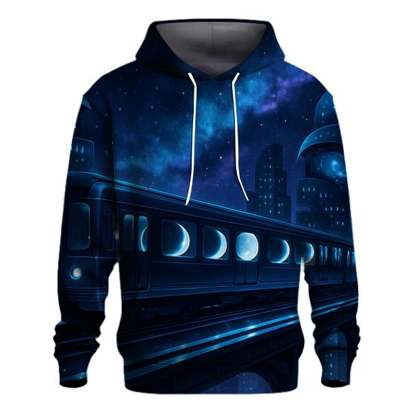 Moonphase Subway Skyline premium hoodies