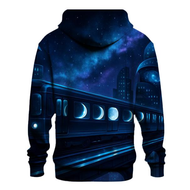 Moonphase Subway Skyline premium hoodies