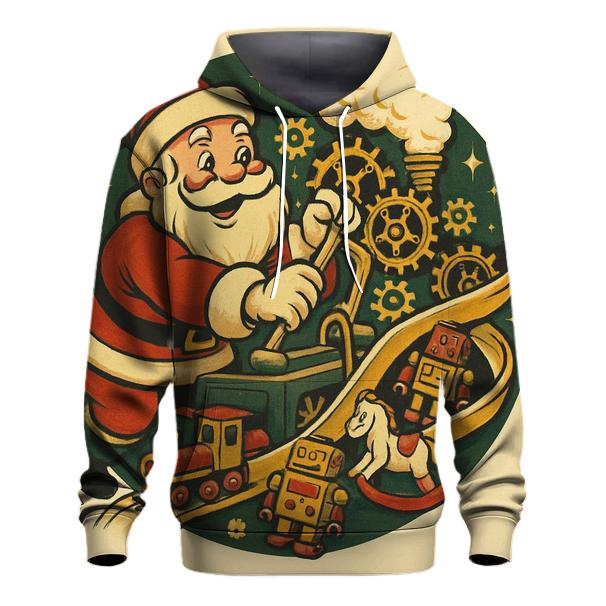 Retro Toy Factory Santa lightweight hoodies
