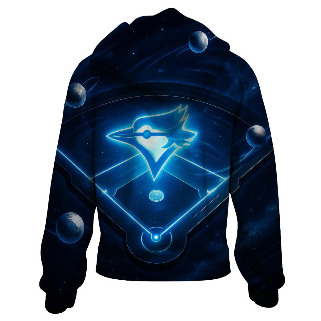 Galaxy Circuit In Blue Jays Orbit heavyweight hoodies