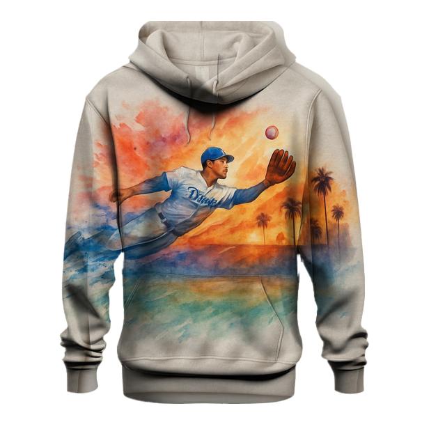 Sunset Outfield Chase zip-up hoodies