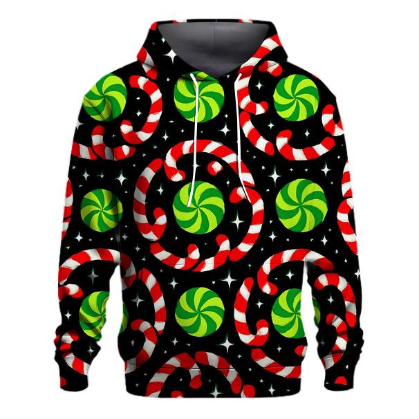 Candy Cane Spiral Constellations hoodie styles