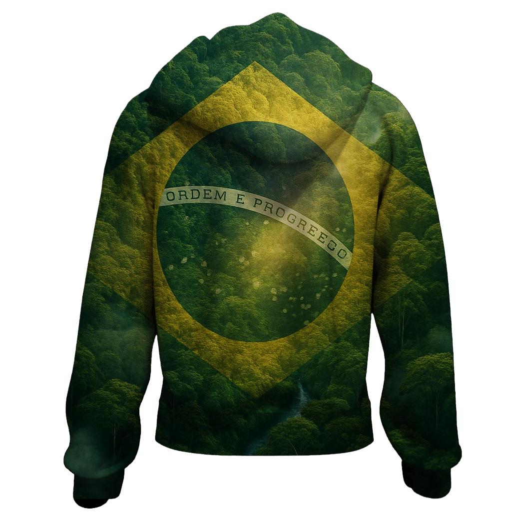 Brazilian Rainforest Flag Canopy hoodies fashion