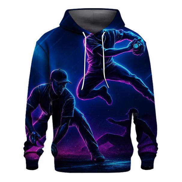 Neon Night Double Play embroidered hoodies