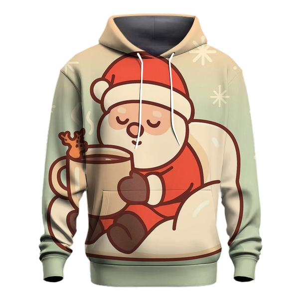 Marshmallow Cocoa Santa Lounge hoodie designs