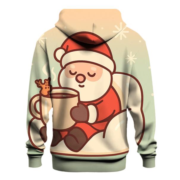 Marshmallow Cocoa Santa Lounge hoodie designs