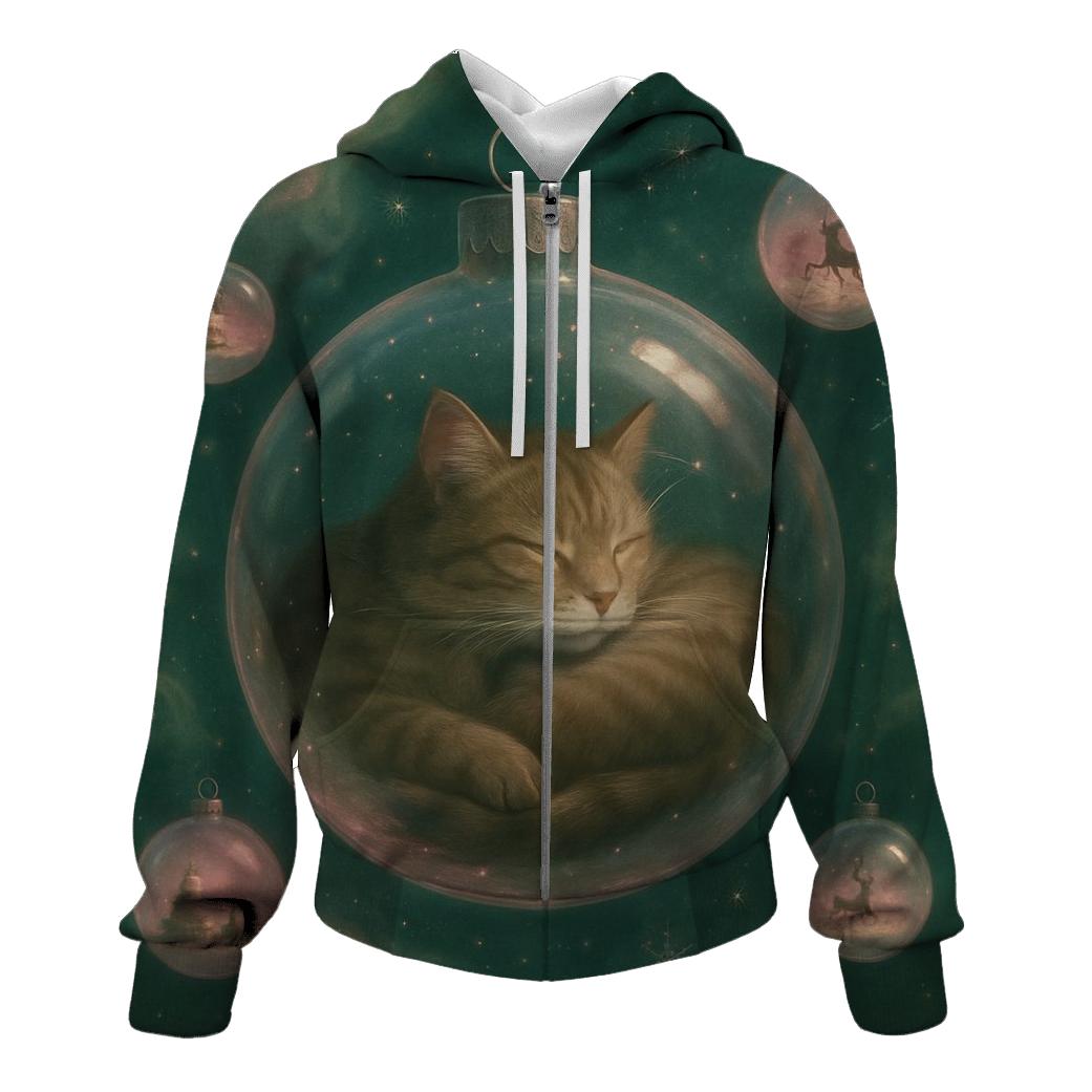 Cozy Cat Ornament Planetarium hoodies fashion