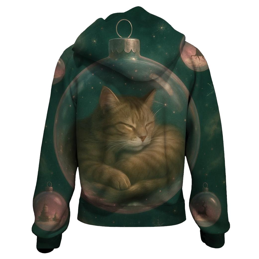 Cozy Cat Ornament Planetarium hoodies fashion