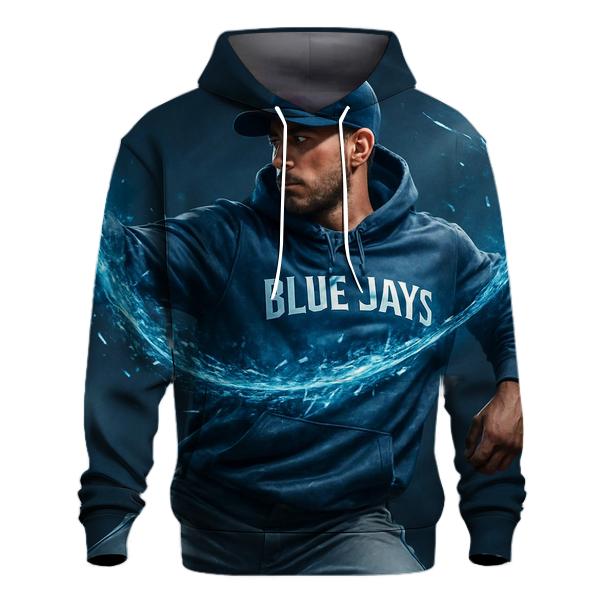 Frozen Arc Blue Jays Power Pitch printed hoodies