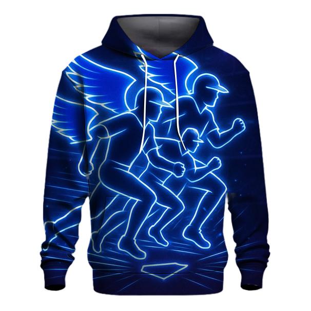 Midnight Rally With Blue Jays Wings lightweight hoodies