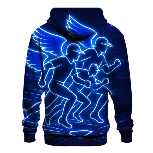 Midnight Rally With Blue Jays Wings lightweight hoodies