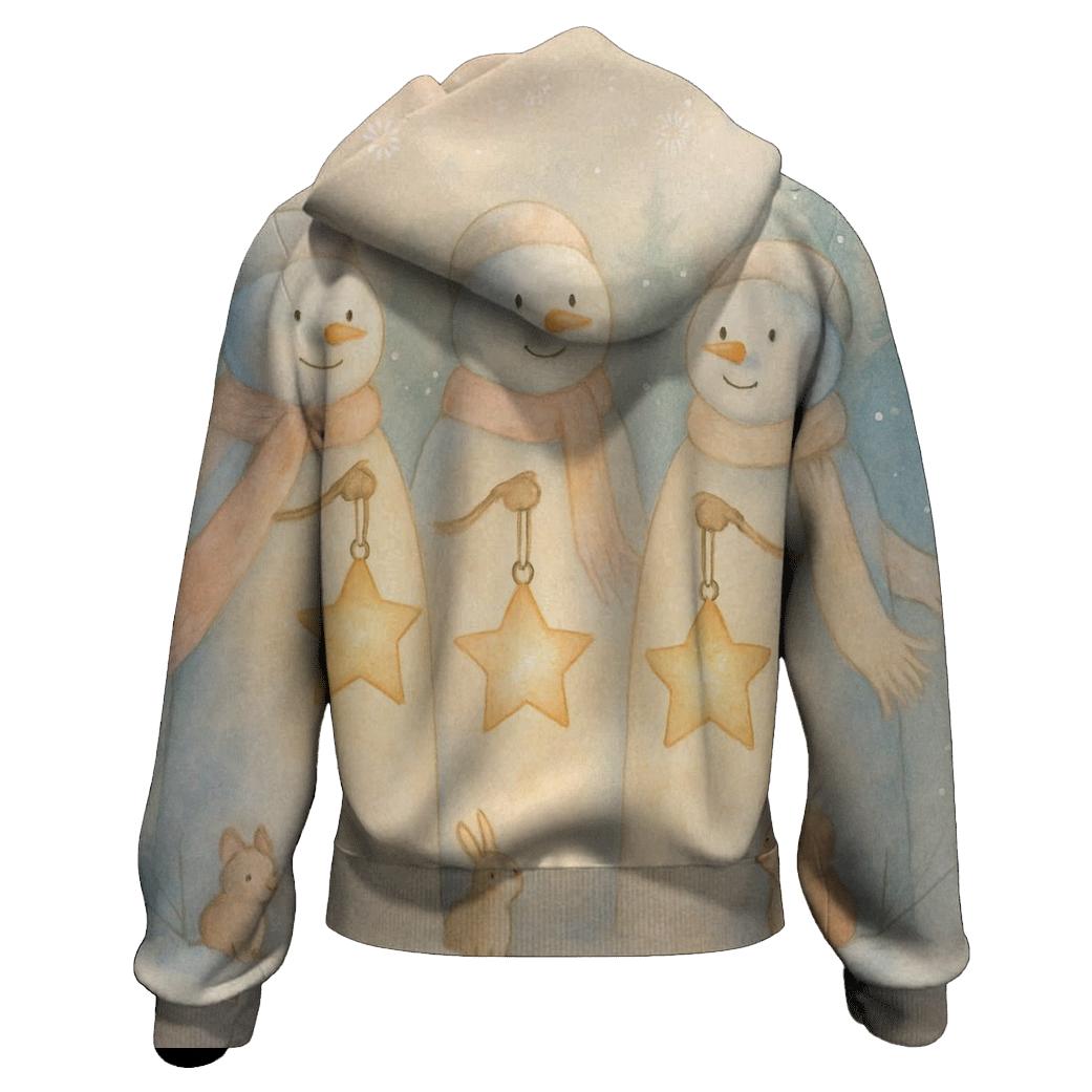 Snowman Forest Lantern Guardians hoodies fashion