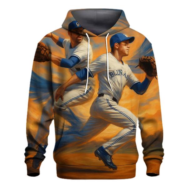 Sunset Spiral Blue Jays Double Play hoodie designs