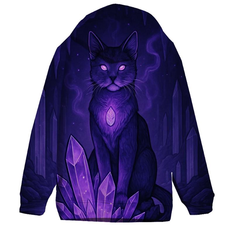 Crystal Cave Mystic Cat hoodie designs