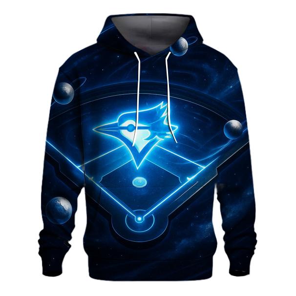 Galaxy Circuit In Blue Jays Orbit heavyweight hoodies