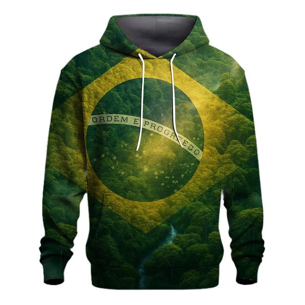 Brazilian Rainforest Flag Canopy premium hoodies