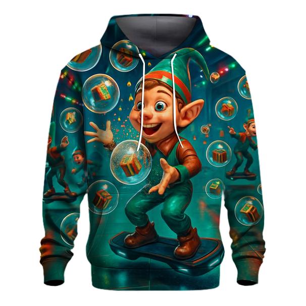 Elves Workshop Bubble Chaos zip-up hoodies