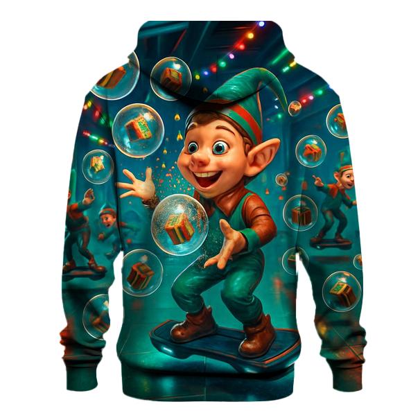 Elves Workshop Bubble Chaos zip-up hoodies