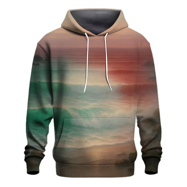 Italian Coastline Tricolor Waves hoodies fashion