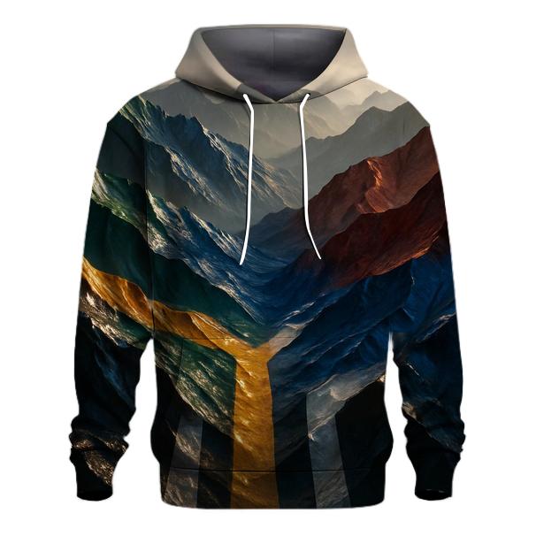 South African Flag Mountain Convergence embroidered hoodies