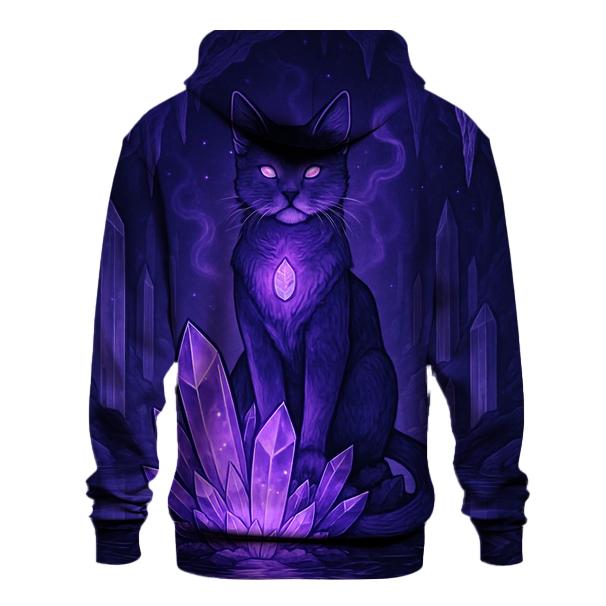 Crystal Cave Mystic Cat heavyweight hoodies