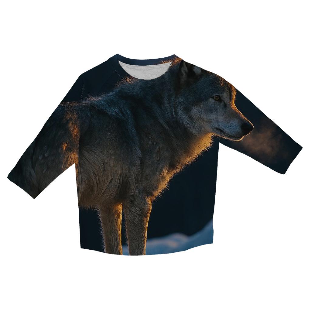 Twilight Alpha On Glacier Ridge cotton quarter sleeve shirts