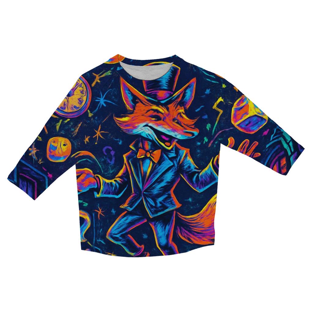 Chaos Juggler Fox cotton quarter sleeve shirts