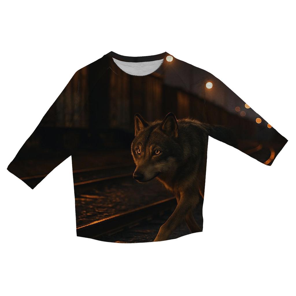 Urban Rail Yard Lone Wolf stylish quarter sleeve tops