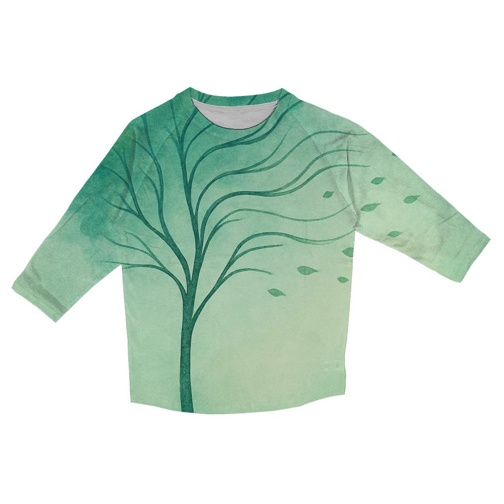 Whispering Tree Of Breaths personalized 3/4 sleeve tees