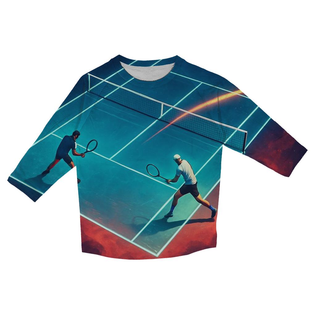 Nebula Tennis Rally designer 3/4 sleeve blouses
