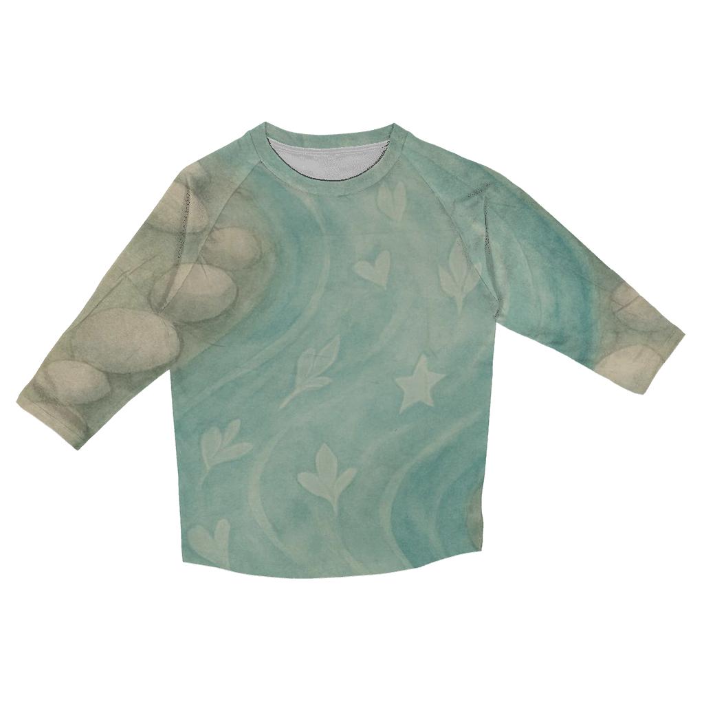 River Of Quiet Blessings stylish quarter sleeve tops