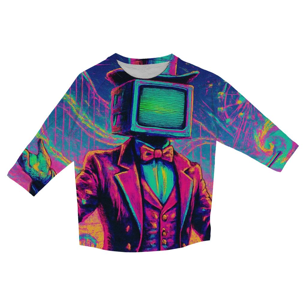 Glitch Carnival Conductor custom 3/4 sleeve shirts
