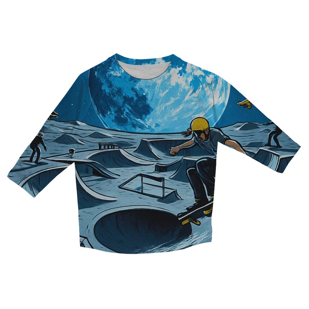 Lunar Skate Park Session stylish quarter sleeve tops