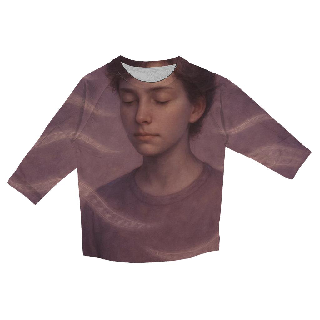 Her Voice Between The Heartbeats cotton quarter sleeve shirts
