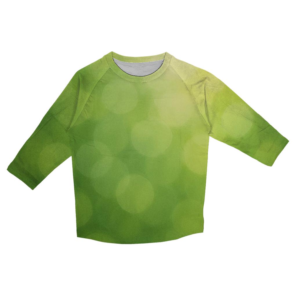 Forest Canopy Fade stylish quarter sleeve tops