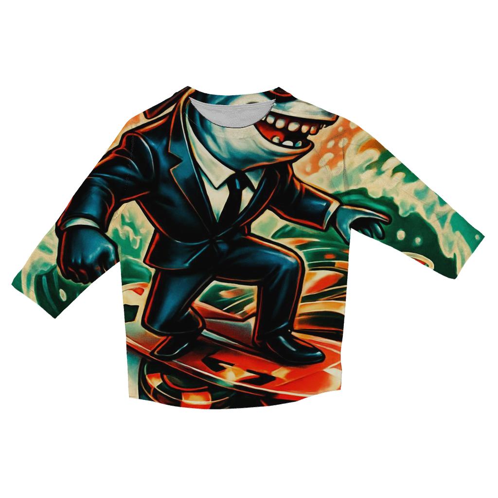 Card Shark Cyclone cotton quarter sleeve shirts